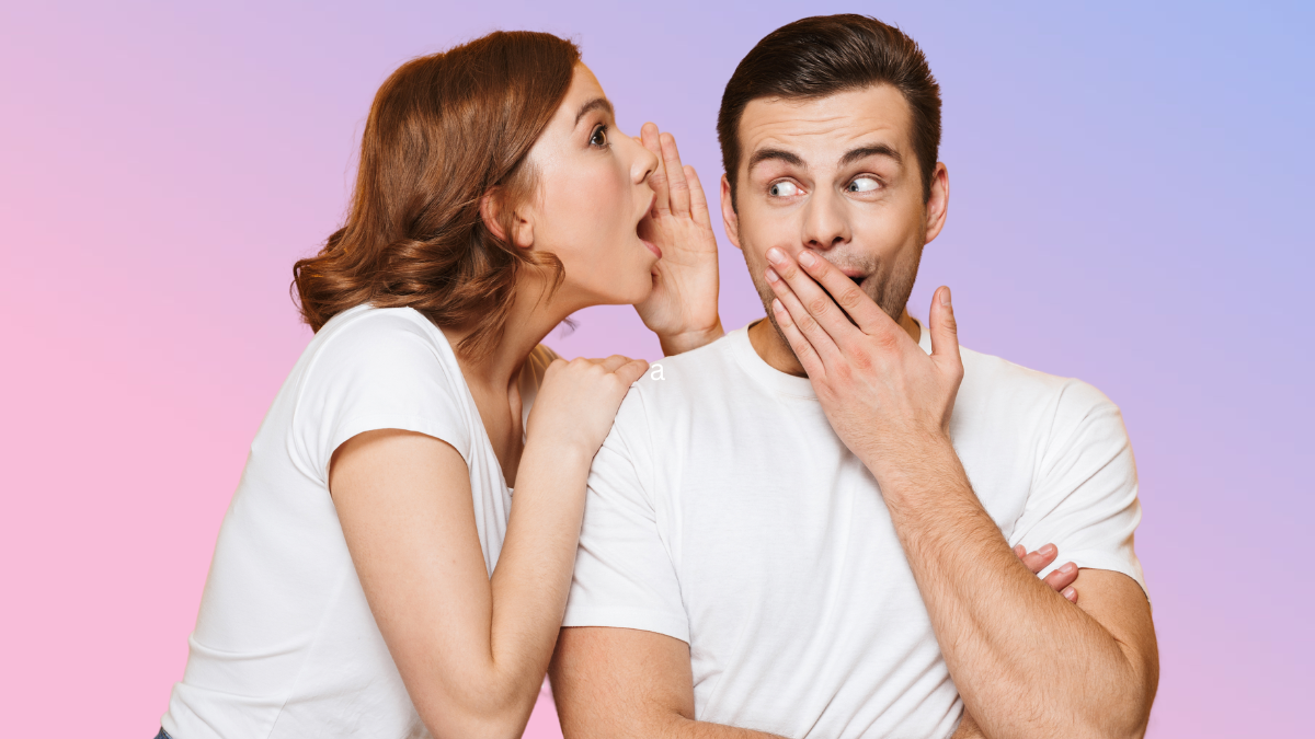 Social Media’s Best-Kept Secret: 50/30/20 couple wispering